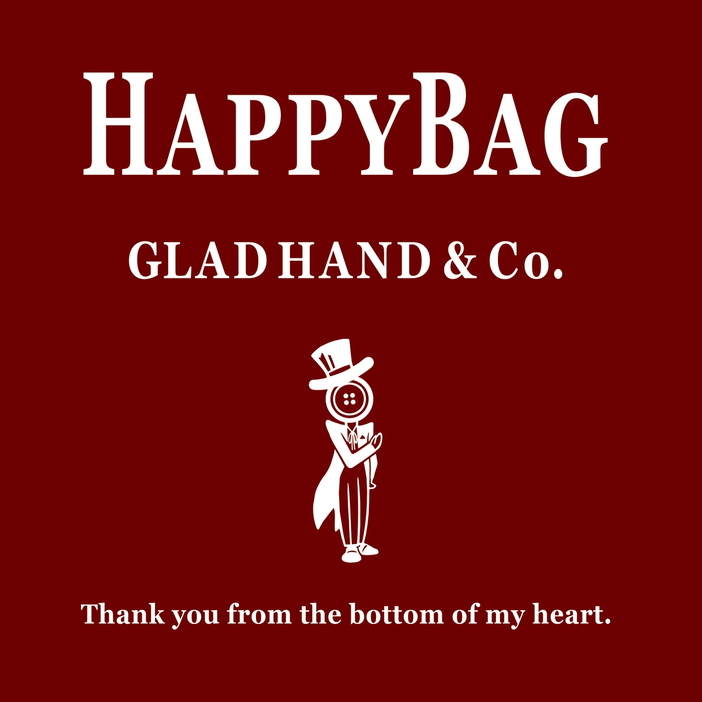 RED HAPPY BAG