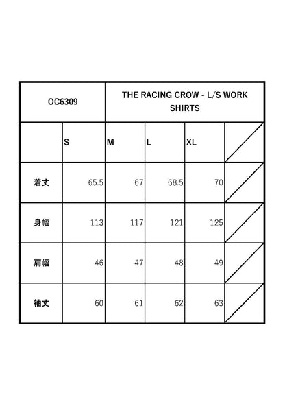THE RACING CROW - L/S WORK SHIRTS / OC6309