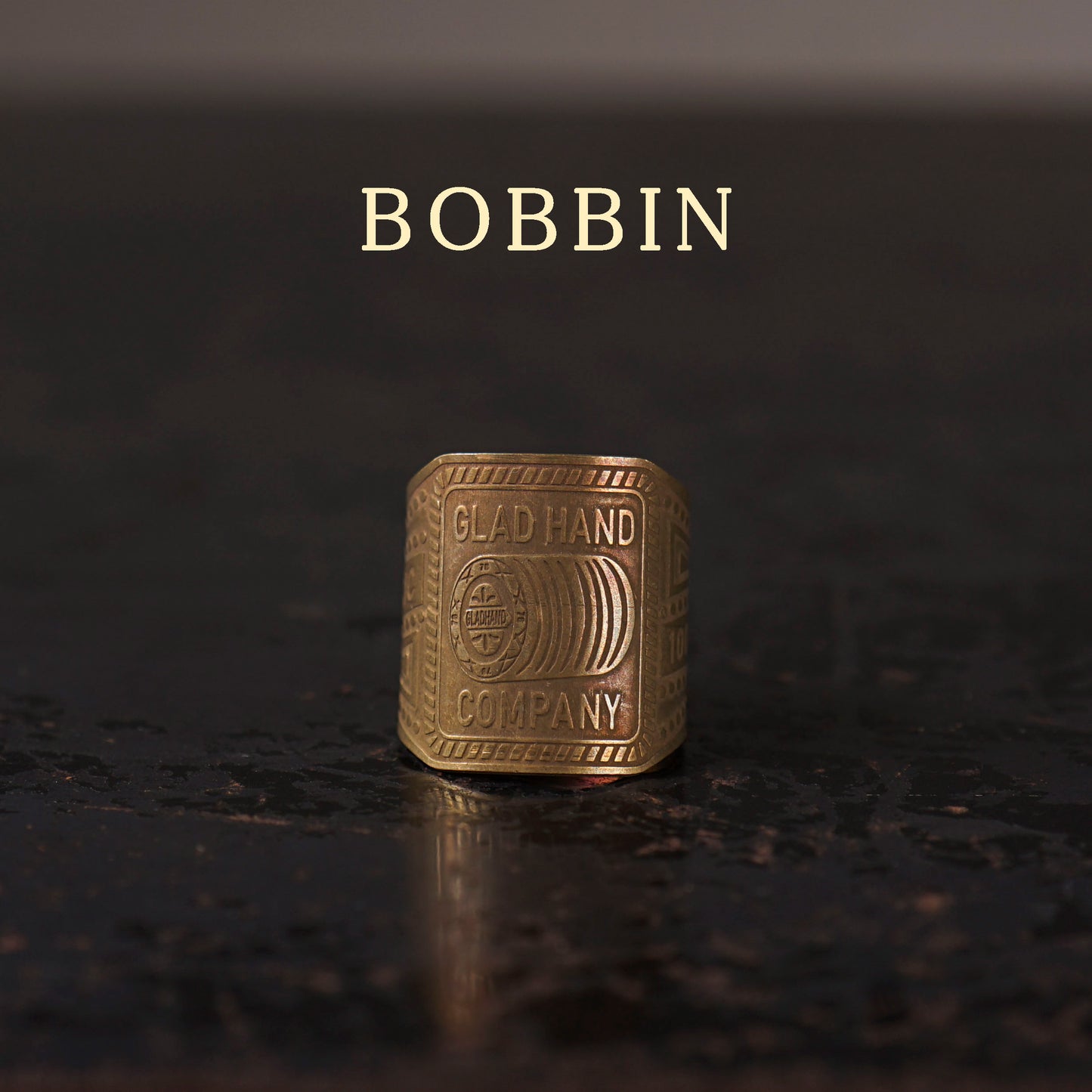 CIGAR TAG RING "BRASS"