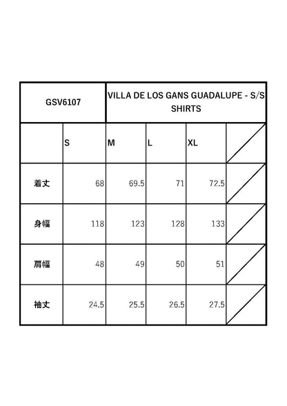 VILLA DE LOS GANS GUADALUPE - S/S SHIRTS / GSV6107 GLADHAND / グラッドハンド