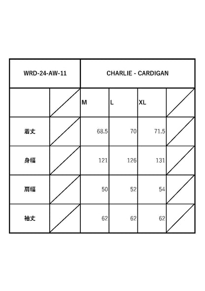 CHARLIE - CARDIGAN / WRD-24-AW-11