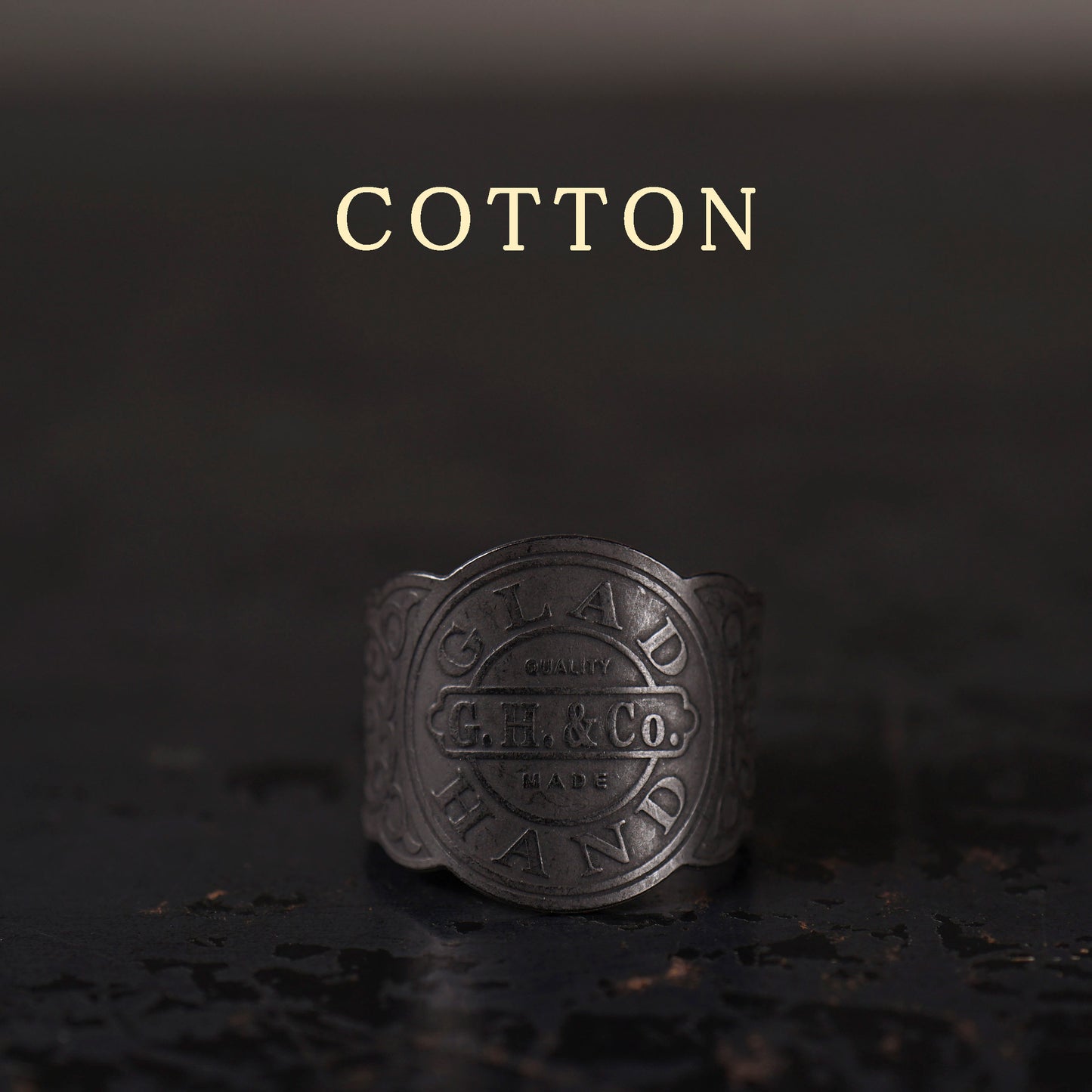 CIGAR TAG RING "BLACK"