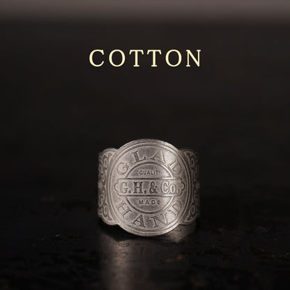 CIGAR TAG RING "SILVER"