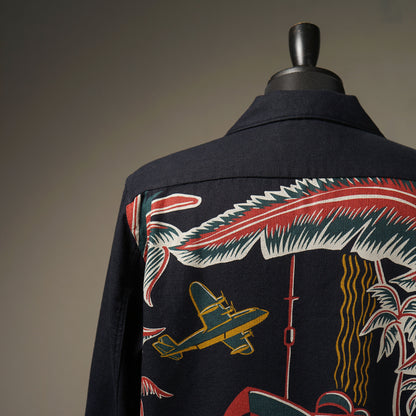 TROPICAL - L/S BACK PANEL SHIRTS / BYGH5112