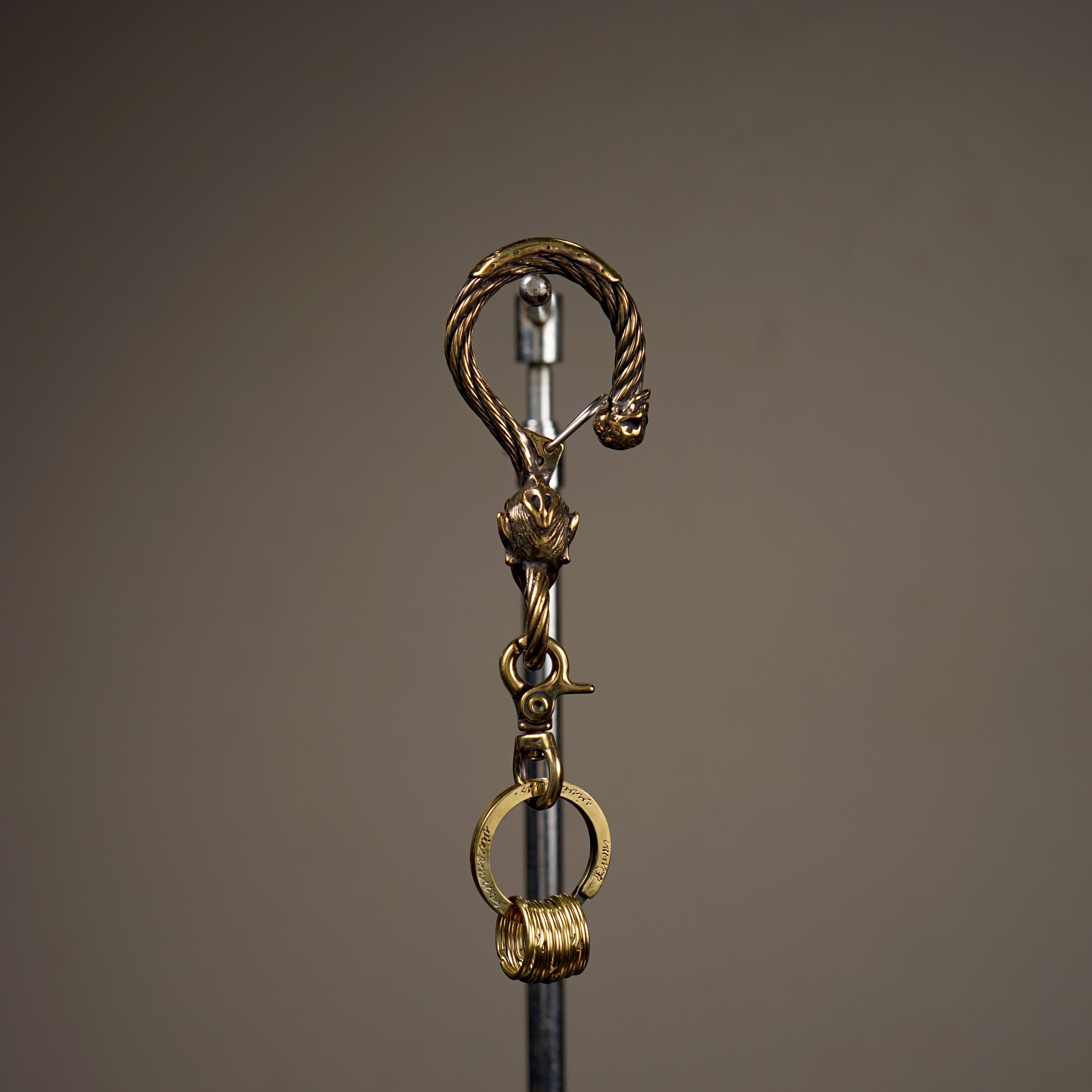 GANGSTERVILLE × GALCIA◆キーホルダー galcia - GANGSTERVILLE & galcia KEY HOLDER (BRASS) | SKANDA