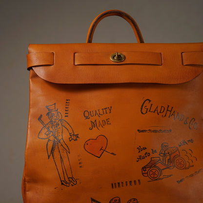 【RESTOCK】LEATHER VOYAGE 2WAY RUCKSACK "GLAD POSTALS"