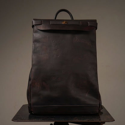 【RESTOCK】LEATHER VOYAGE 2WAY RUCKSACK "GLAD POSTALS"