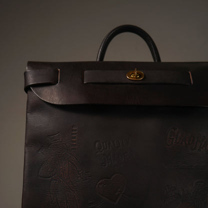 【RESTOCK】LEATHER VOYAGE 2WAY RUCKSACK "GLAD POSTALS"