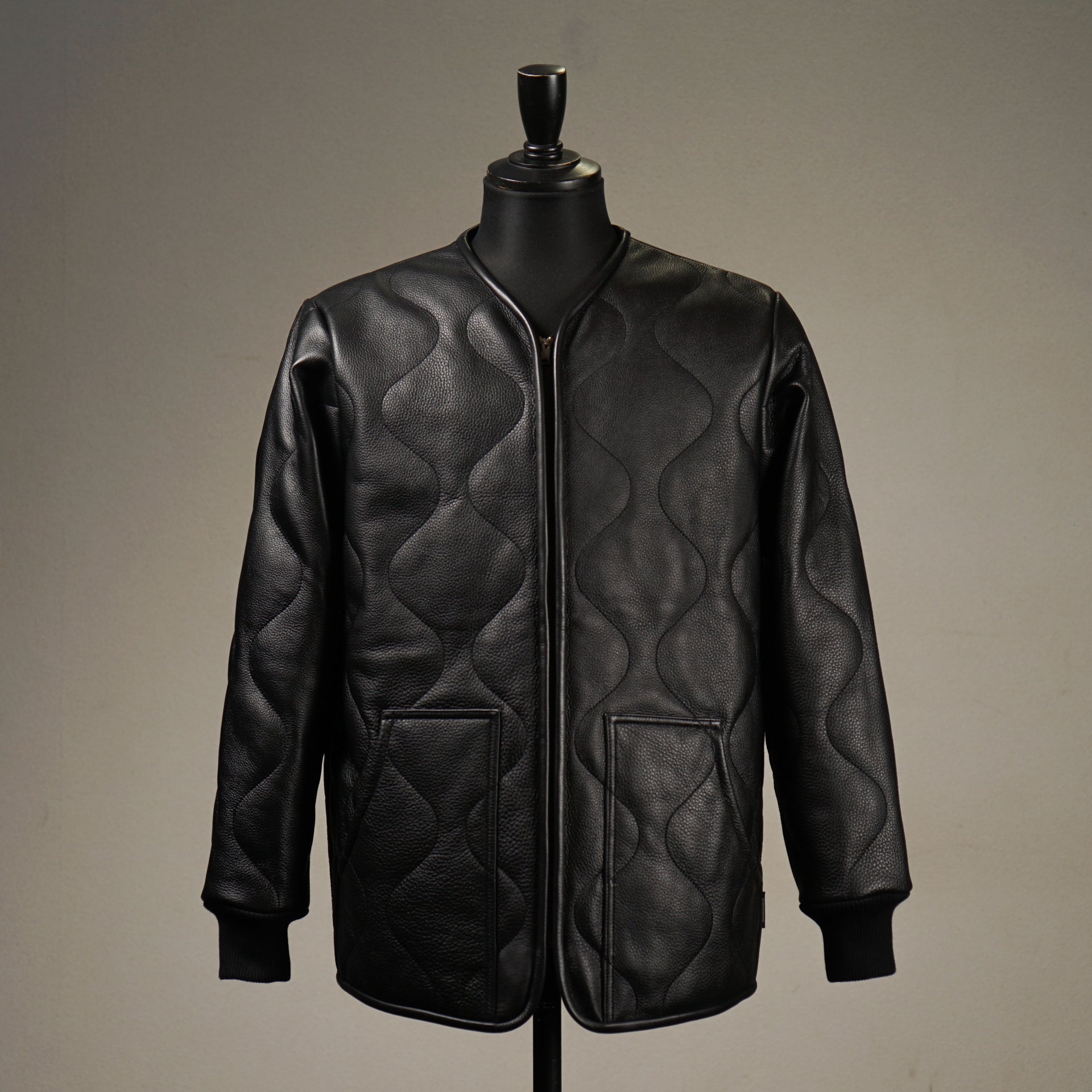LOCOS - LEATHER QUILTING JACKET / GSV-24-AW-05 – GLADHAND & Co