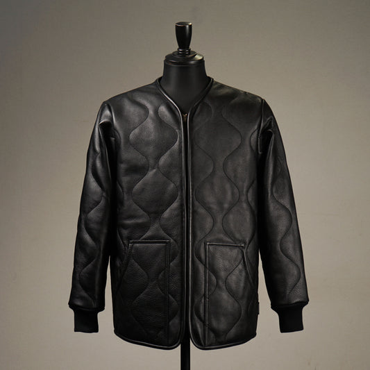 LOCOS - LEATHER QUILTING JACKET / GSV-24-AW-05