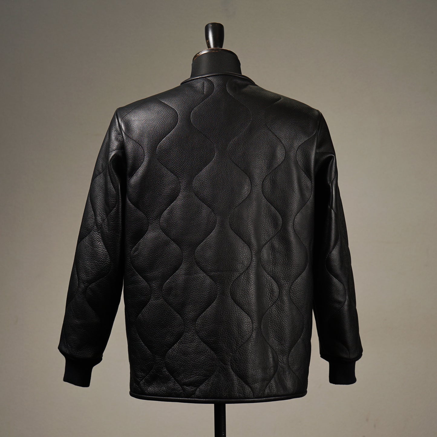 LOCOS - LEATHER QUILTING JACKET / GSV-24-AW-05