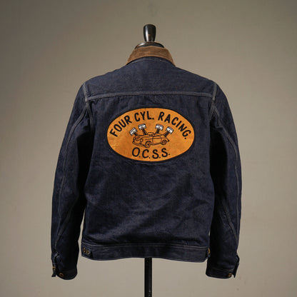 FOUR CYL. RACING. - DENIM WORK JACKET / OC-24-AW-04