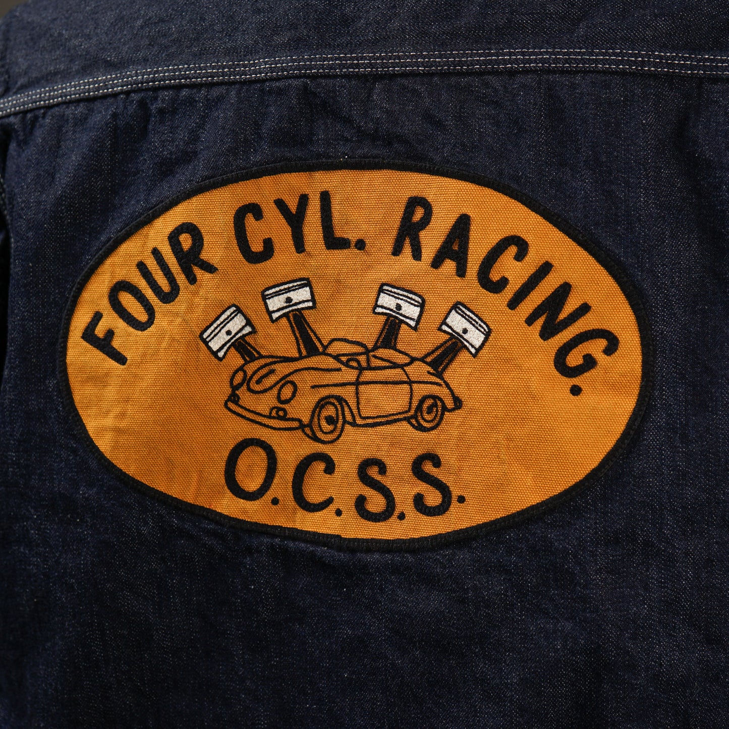 FOUR CYL. RACING. - DENIM WORK JACKET / OC-24-AW-04