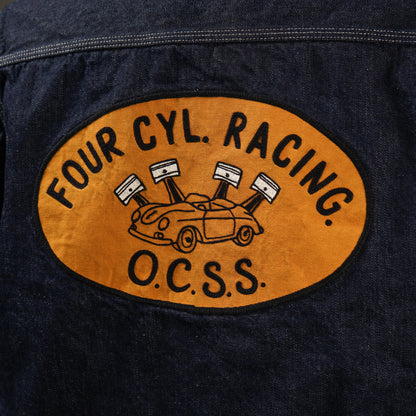 FOUR CYL. RACING. - DENIM WORK JACKET / OC-24-AW-04