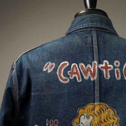 LIZZY - DENIM JACKET HAND PAINT / BYGH-23-AW-10