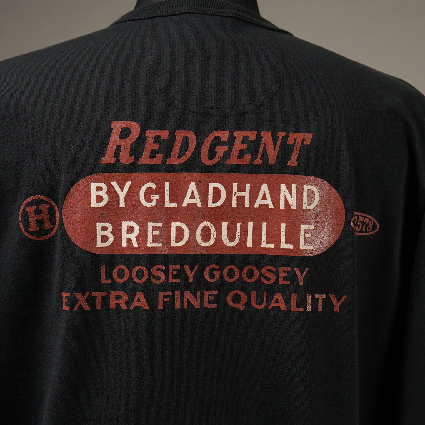 RED GENT - L/S HENRY T-SHIRTS / BYGH-24-AW-15