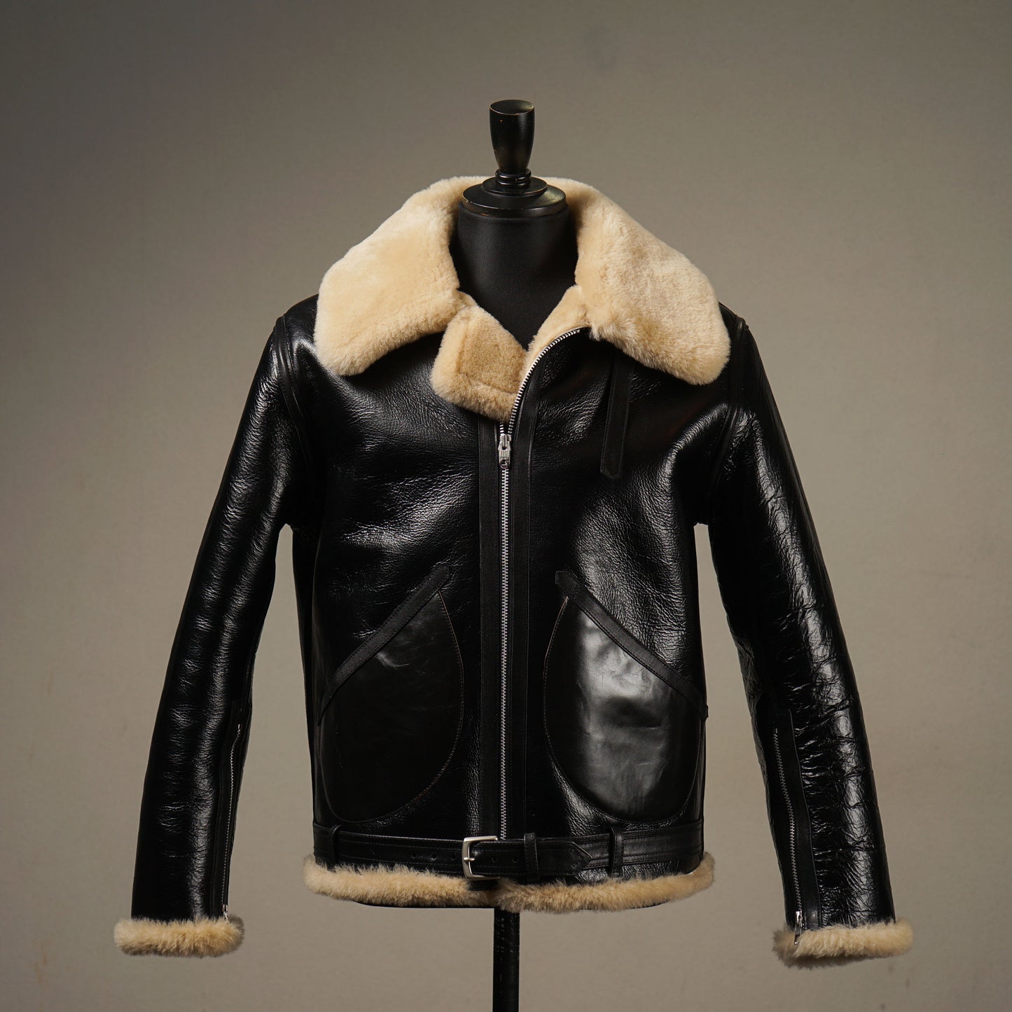 THIRTEEN CROWS - MOUTON FLIGHT JACKET / OC5301