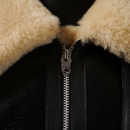 THIRTEEN CROWS - MOUTON FLIGHT JACKET / OC5301