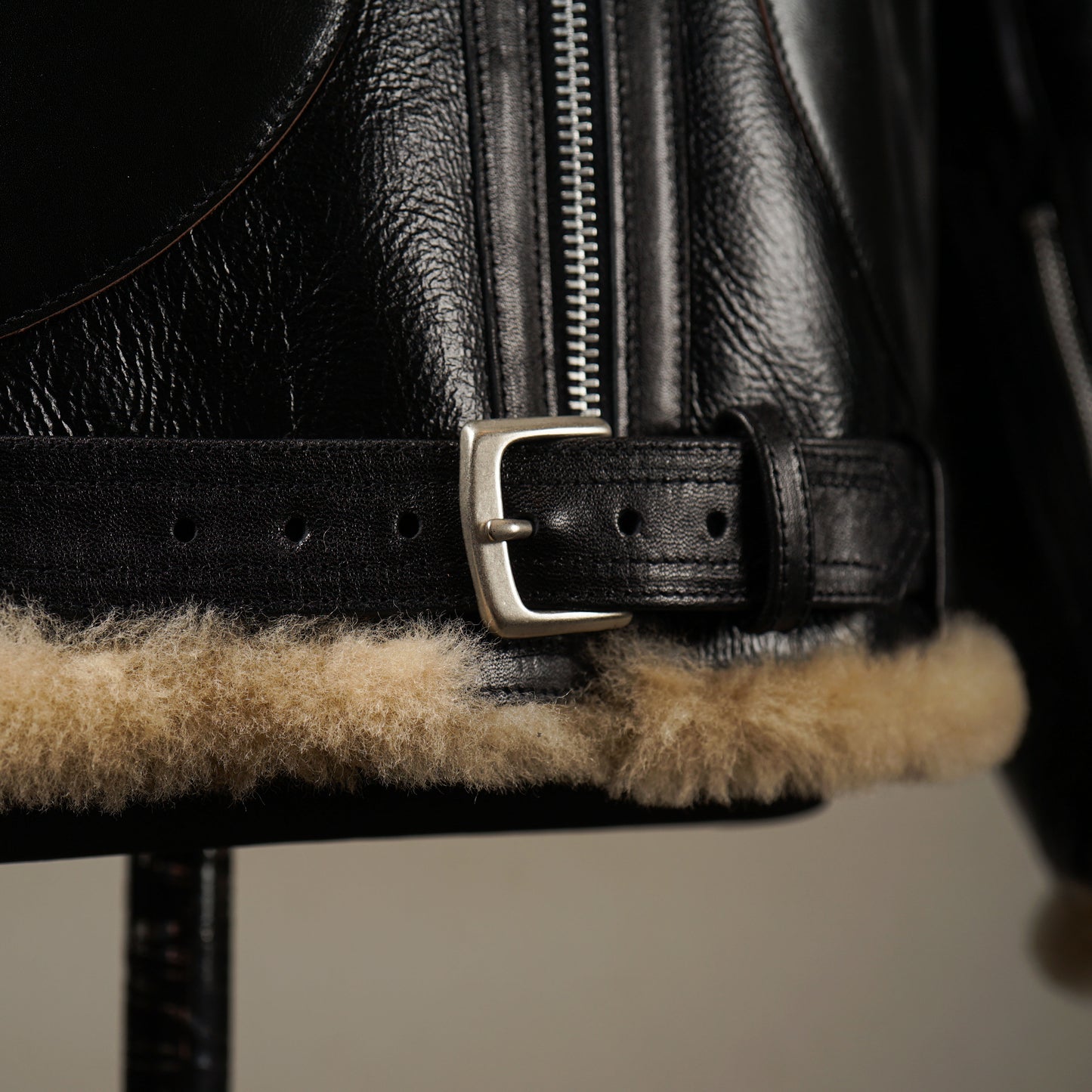 THIRTEEN CROWS - MOUTON FLIGHT JACKET / OC5301