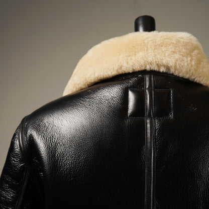 THIRTEEN CROWS - MOUTON FLIGHT JACKET / OC5301