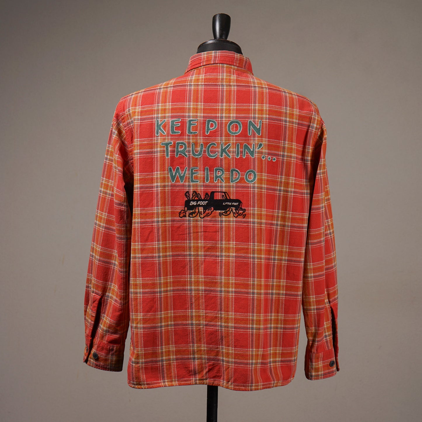 KEEP ON TRUCKIN' - L/S CHECK SHIRTS / WRD6112
