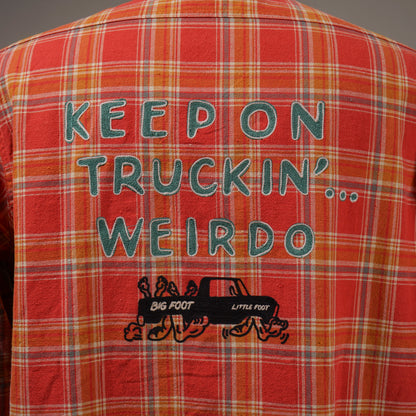 KEEP ON TRUCKIN' - L/S CHECK SHIRTS / WRD6112