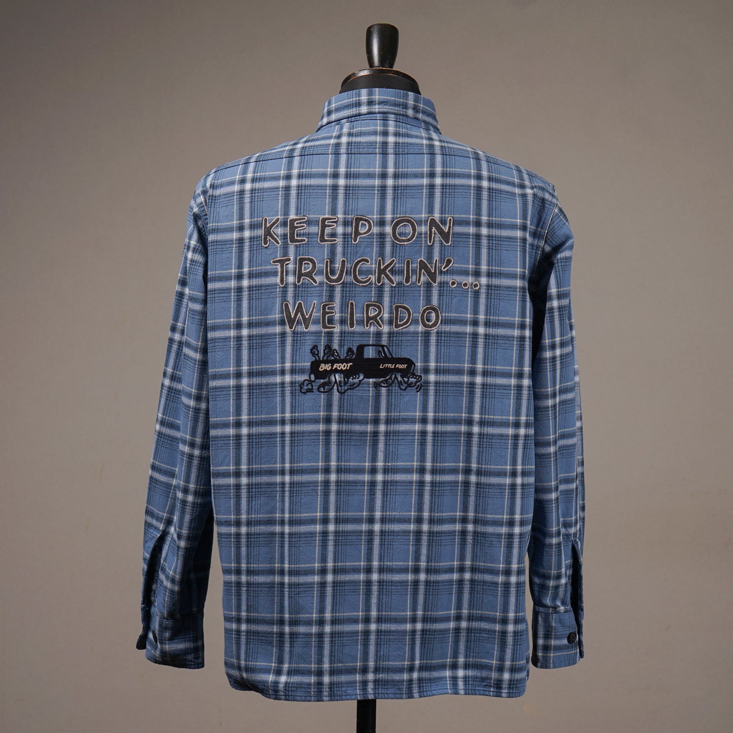 KEEP ON TRUCKIN' - L/S CHECK SHIRTS / WRD6112