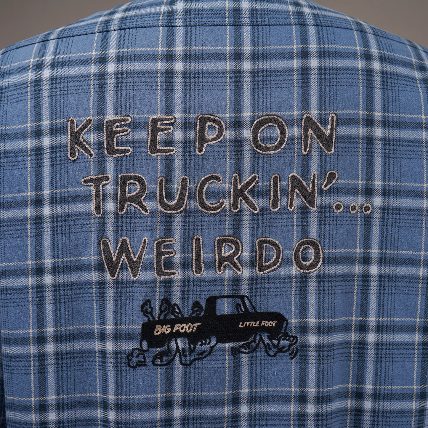 KEEP ON TRUCKIN' - L/S CHECK SHIRTS / WRD6112