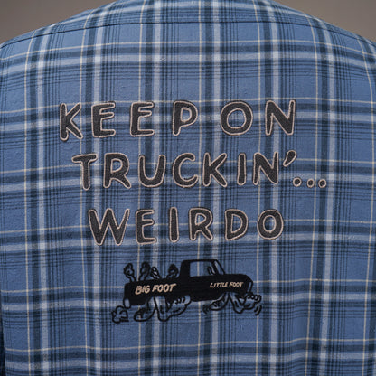 KEEP ON TRUCKIN' - L/S CHECK SHIRTS / WRD6112