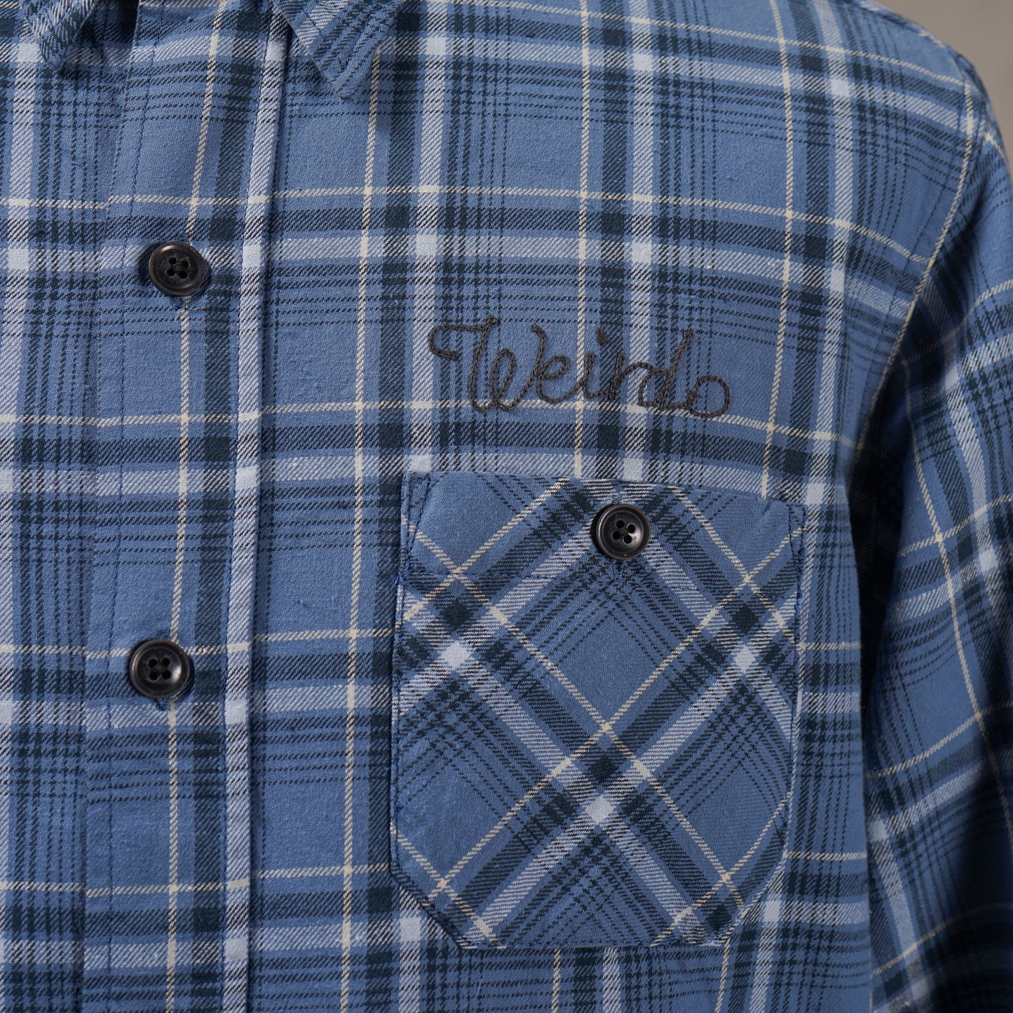 KEEP ON TRUCKIN' - L/S CHECK SHIRTS / WRD6112