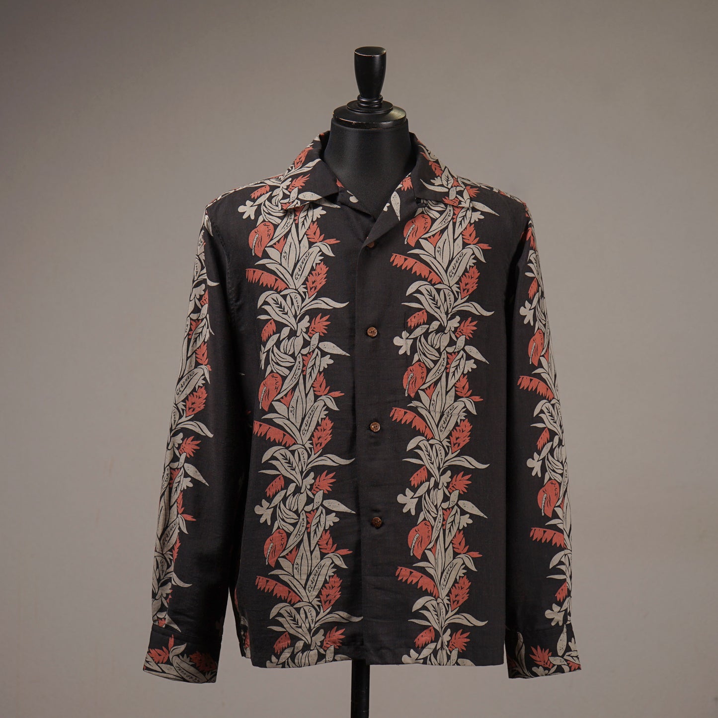 TROPICAL - L/S HAWAIIAN SHIRT / BYGH6109