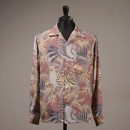 GLAD RAW - L/S HAWAIIAN SHIRT / BYGH6107 GLADHAND / GLAD HAND