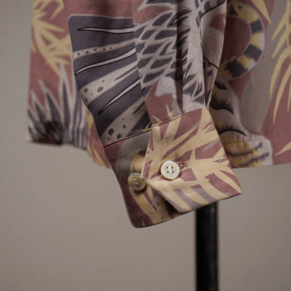 GLAD RAW - L/S HAWAIIAN SHIRT / BYGH6107 GLADHAND / GLAD HAND