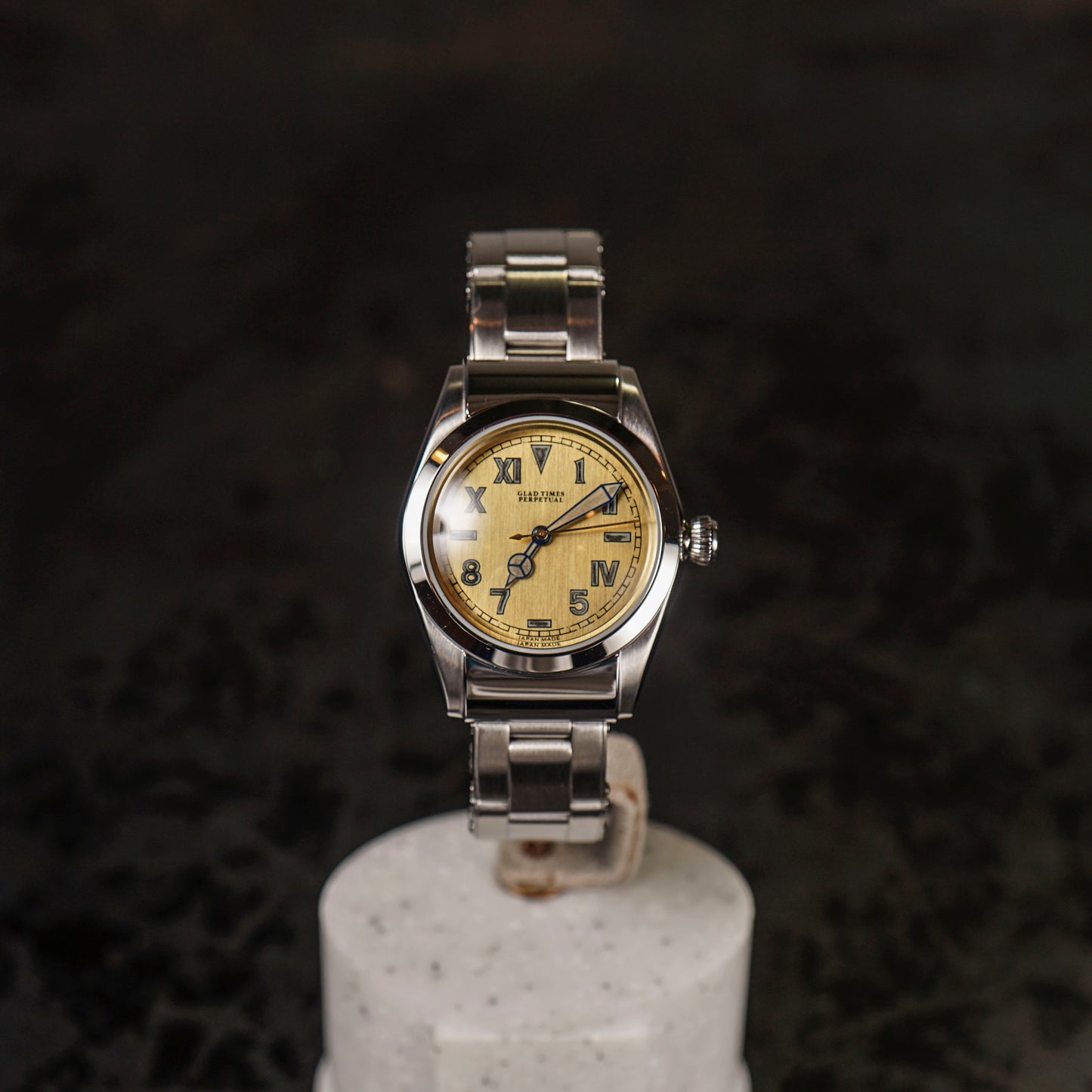 GLAD TIMES - CALIFORNIA DIAL"15th Anniv."-SILVER / x VAGUE WATCH