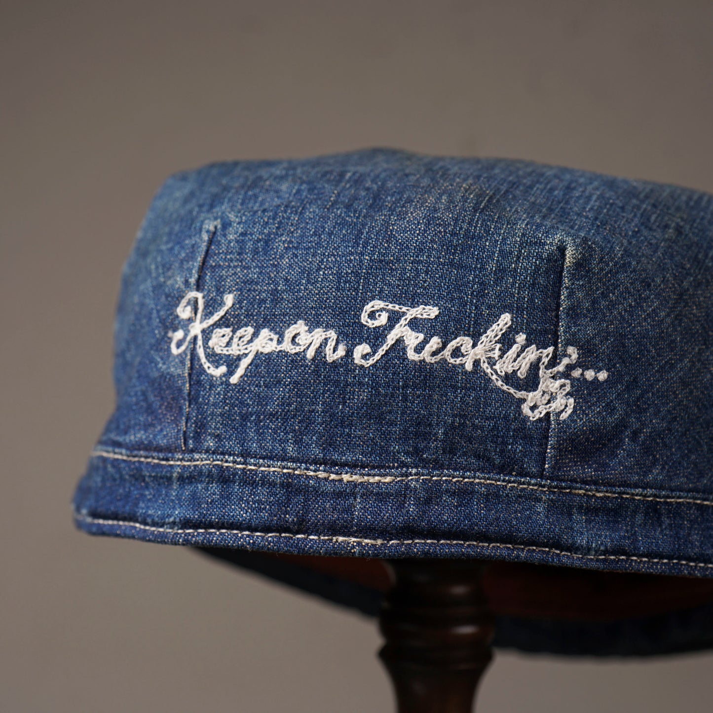 KEEP ON FUCKIN' - DENIM WORK CAP / WRD61G03VF GLADHAND / GLAD HAND