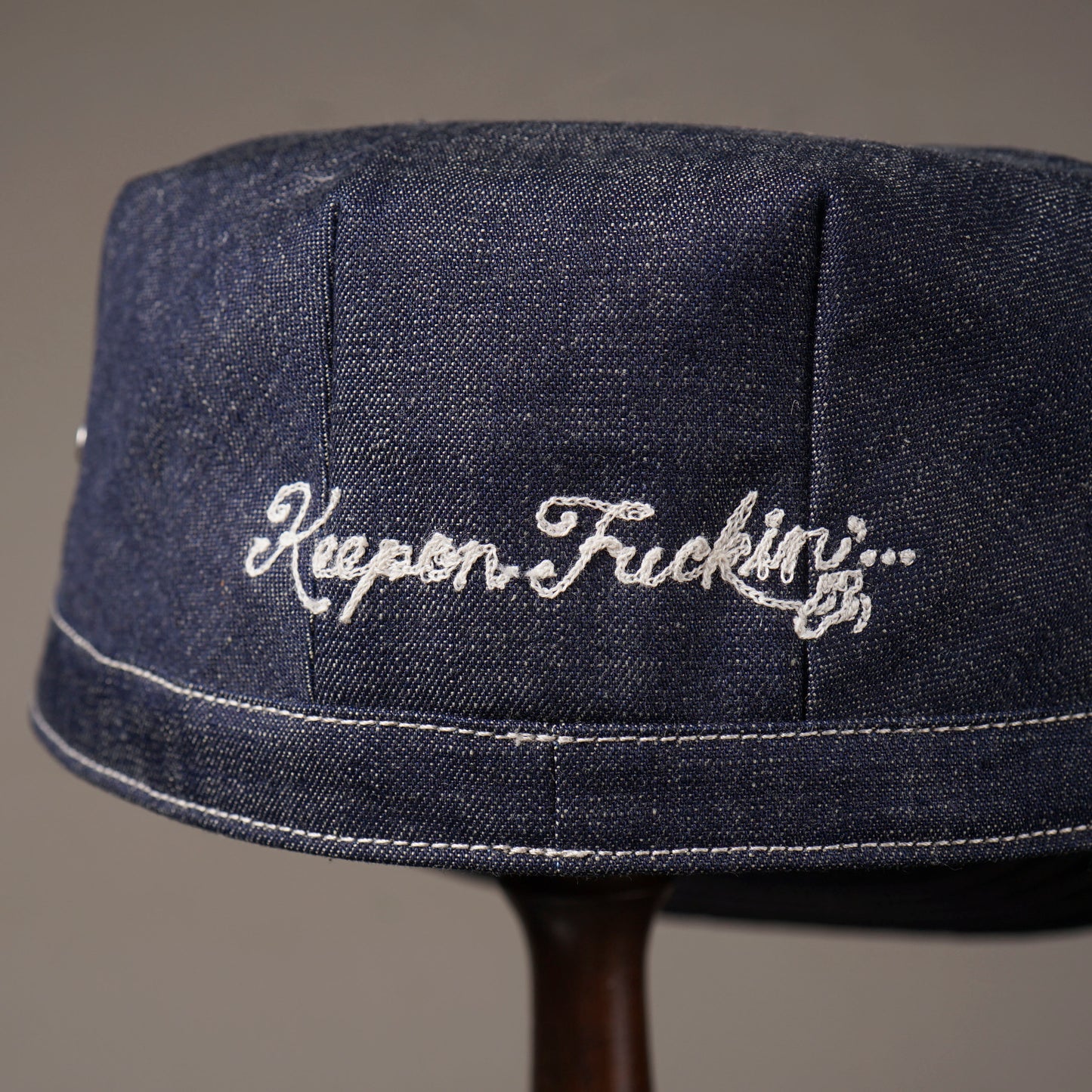 KEEP ON FUCKIN' - DENIM WORK CAP / WRD61G03 GLADHAND / グラッドハンド