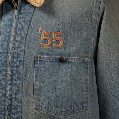 FOUR CYL. RACING. - DENIM WORK JACKET / OC-24-AW-04 VF