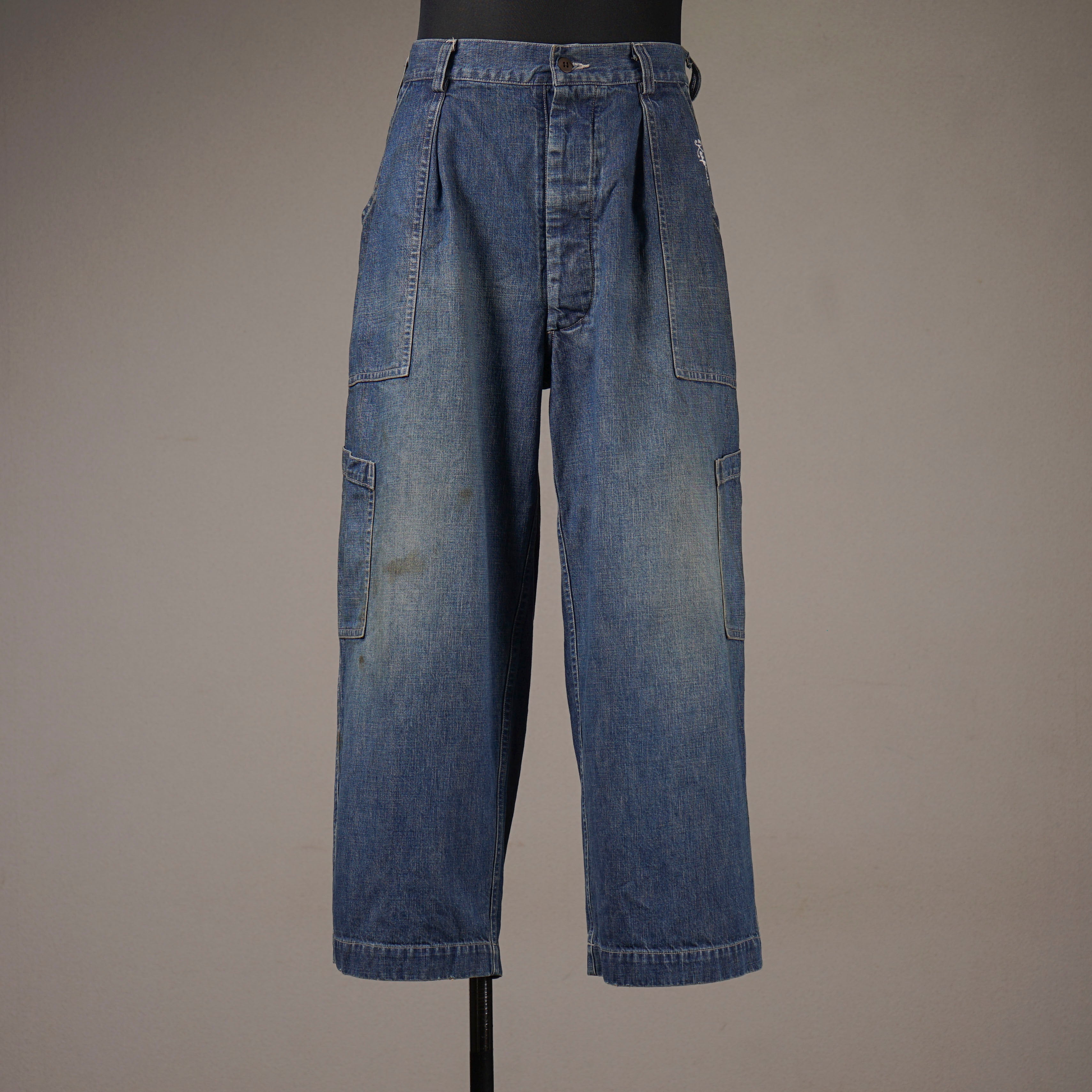 KEEP ON FUCKIN' - UTILITY DENIM PANTS / WRD6123VF – GLADHAND & Co.