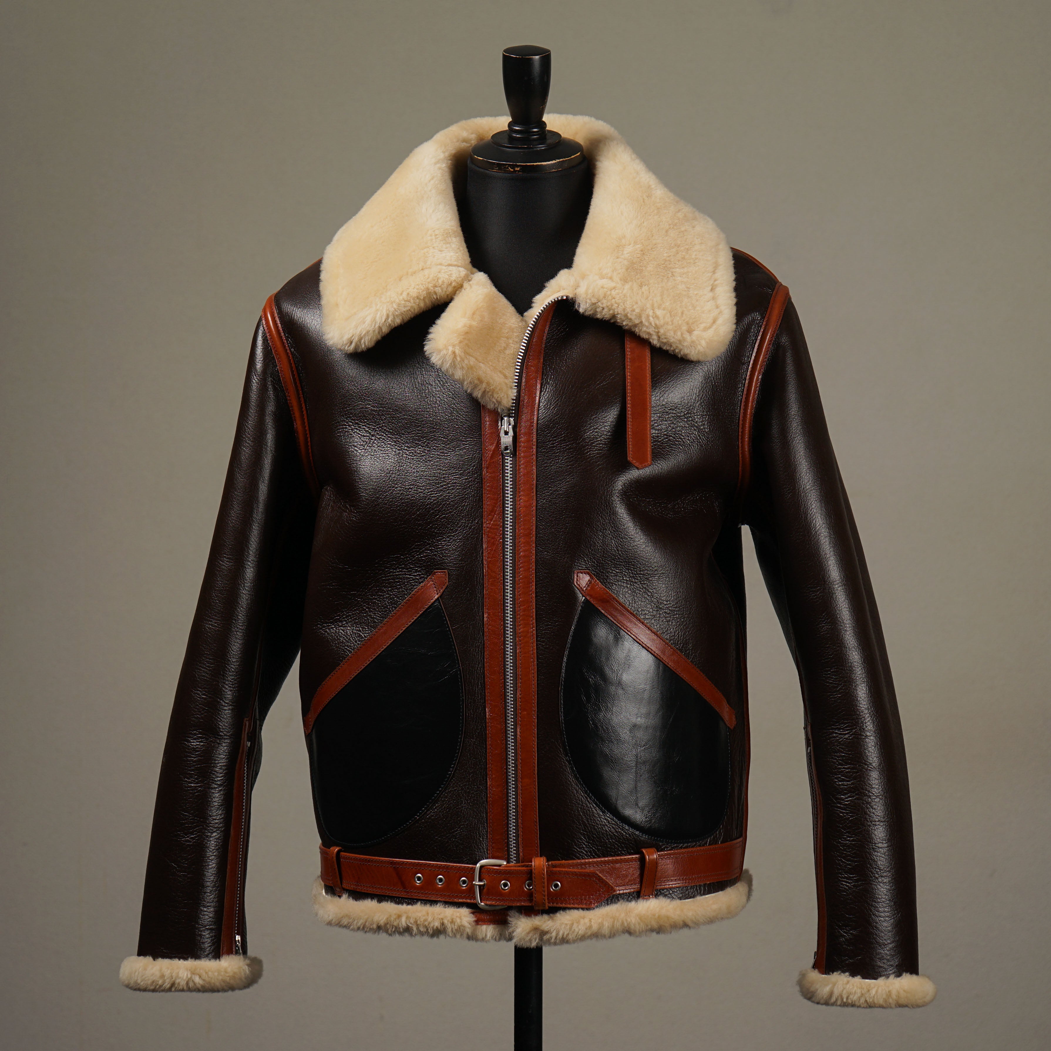THIRTEEN CROWS - MOUTON FLIGHT JACKET / OC5301 – GLADHAND & Co.