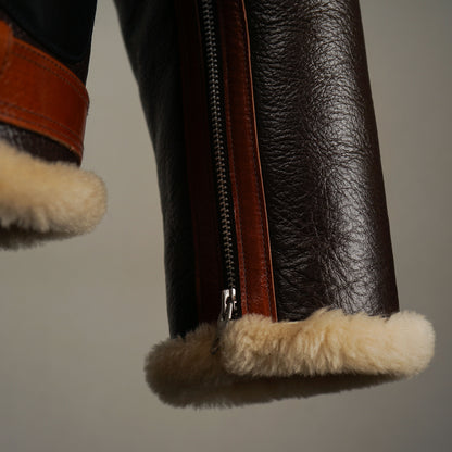 THIRTEEN CROWS - MOUTON FLIGHT JACKET / OC5301