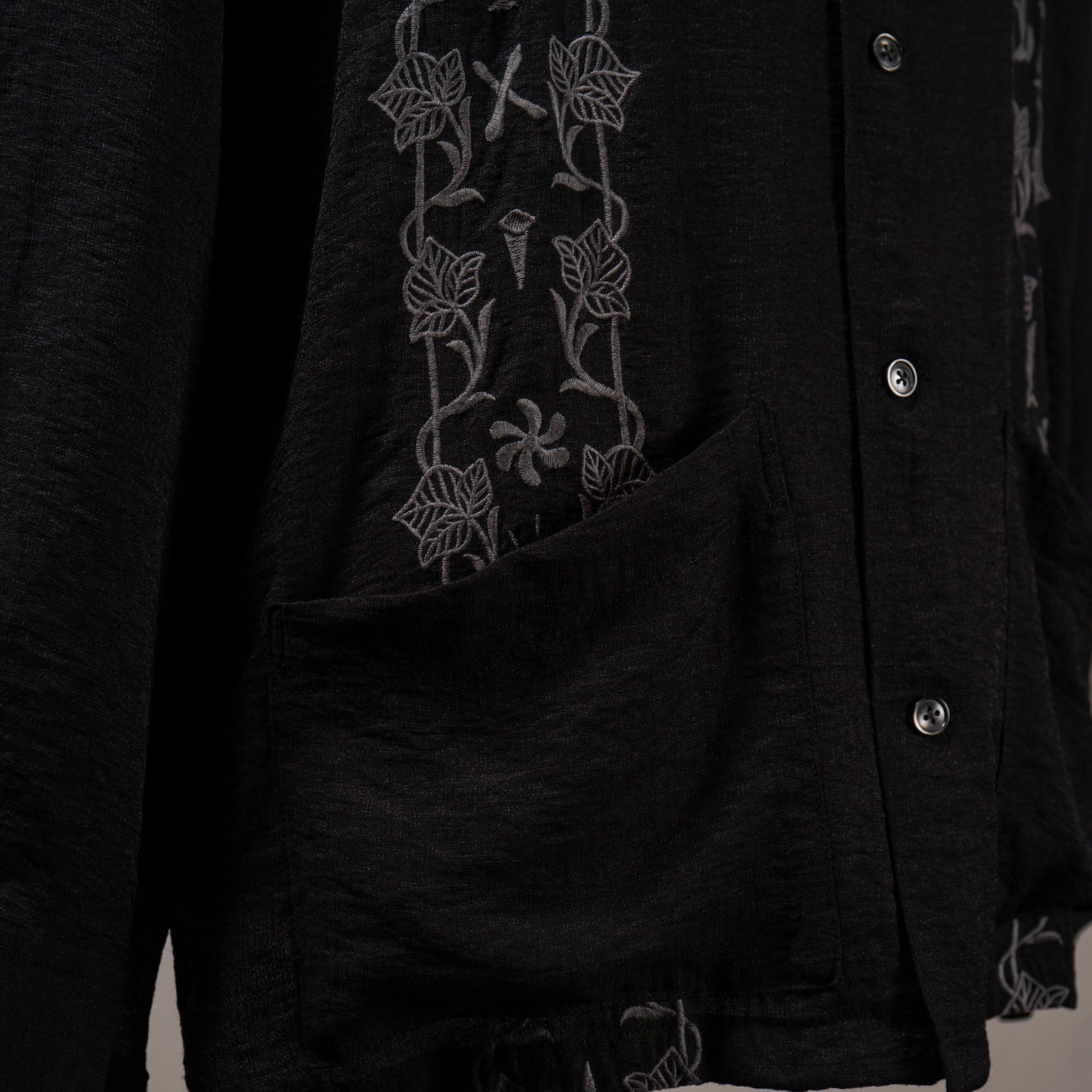 memento mori - L/S GUAYABERA SHIRTS / GSV6111