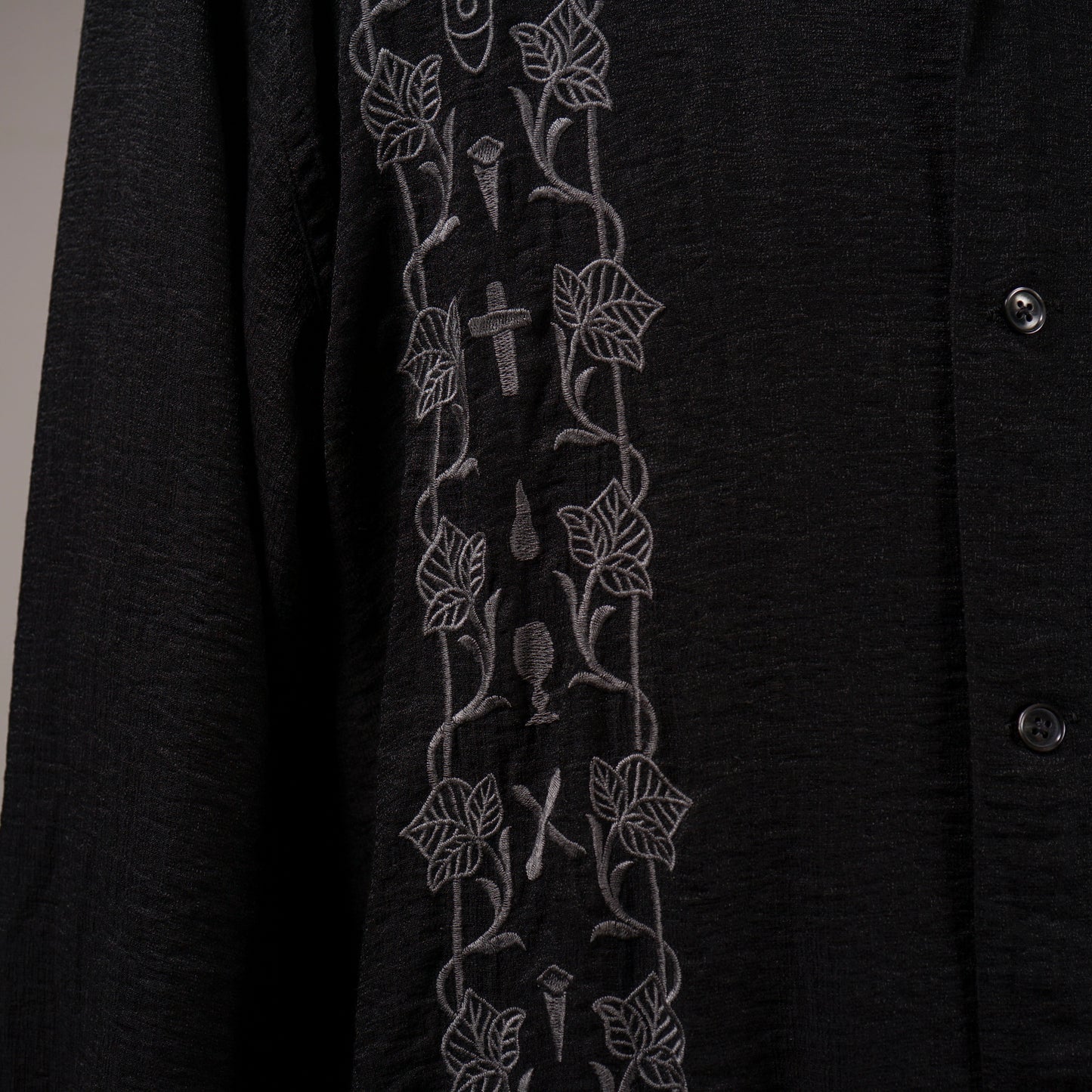 memento mori - L/S GUAYABERA SHIRTS / GSV6111