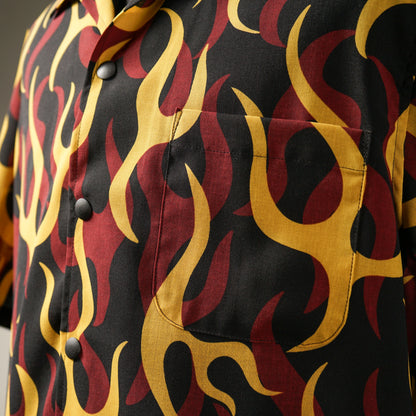 PSYCHO FLAMES - S/S COACHES SHIRTS/ WRD-23-SS-11
