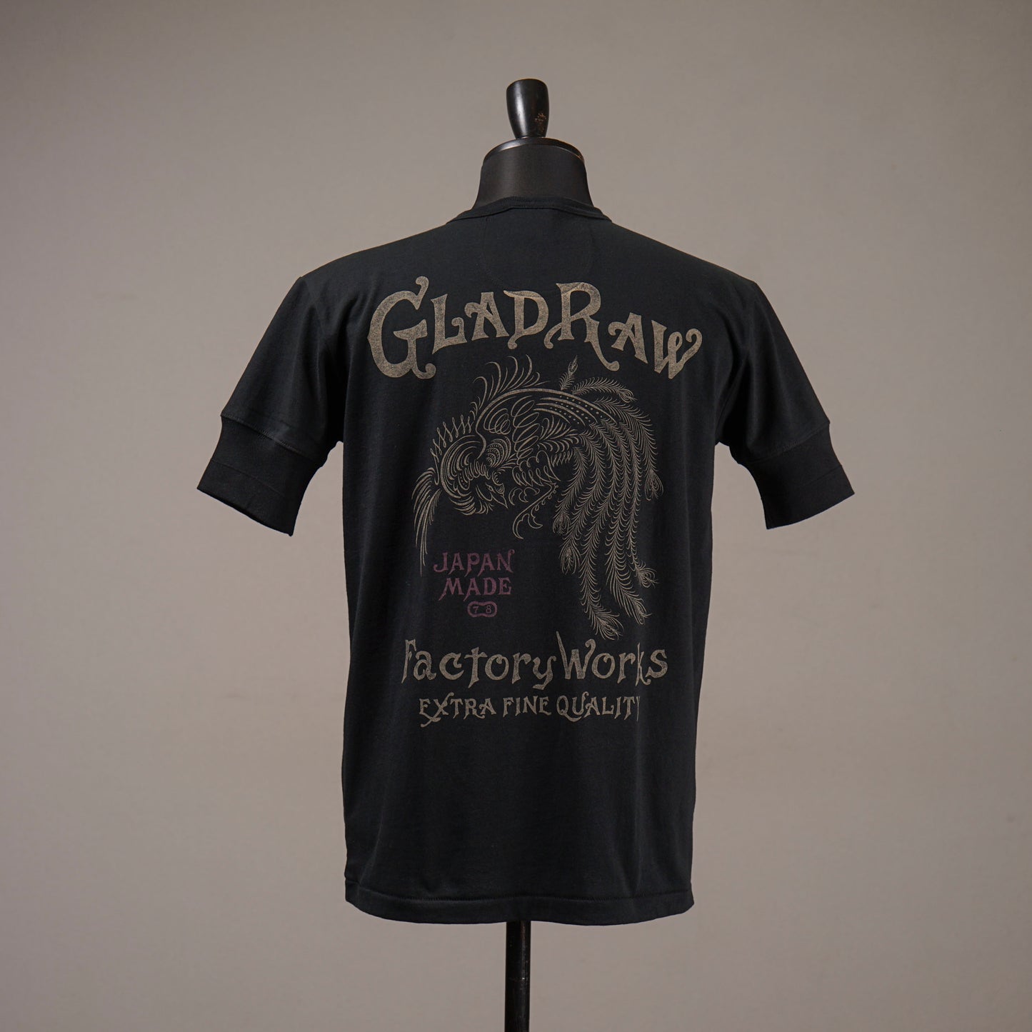 GLAD RAW Phoenix - S/S HENRY T-SHIRTS / BYGH6118 GLADHAND / グラッドハンド