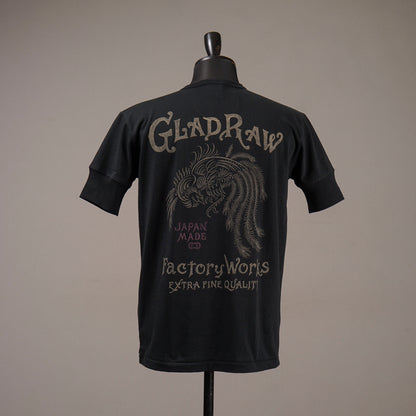 GLAD RAW Phoenix - S/S HENRY T-SHIRTS / BYGH6118 GLADHAND / グラッドハンド