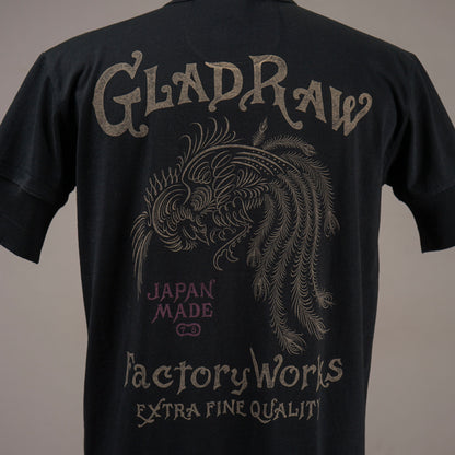 GLAD RAW Phoenix - S/S HENRY T-SHIRTS / BYGH6118 GLADHAND / グラッドハンド