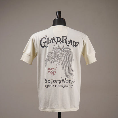 GLAD RAW Phoenix - S/S HENRY T-SHIRTS / BYGH6118 GLADHAND / グラッドハンド
