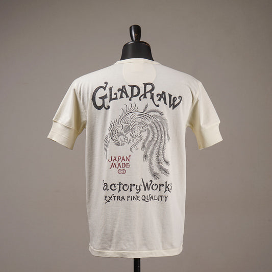 GLAD RAW Phoenix - S/S HENRY T-SHIRTS / BYGH6118 GLADHAND / グラッドハンド