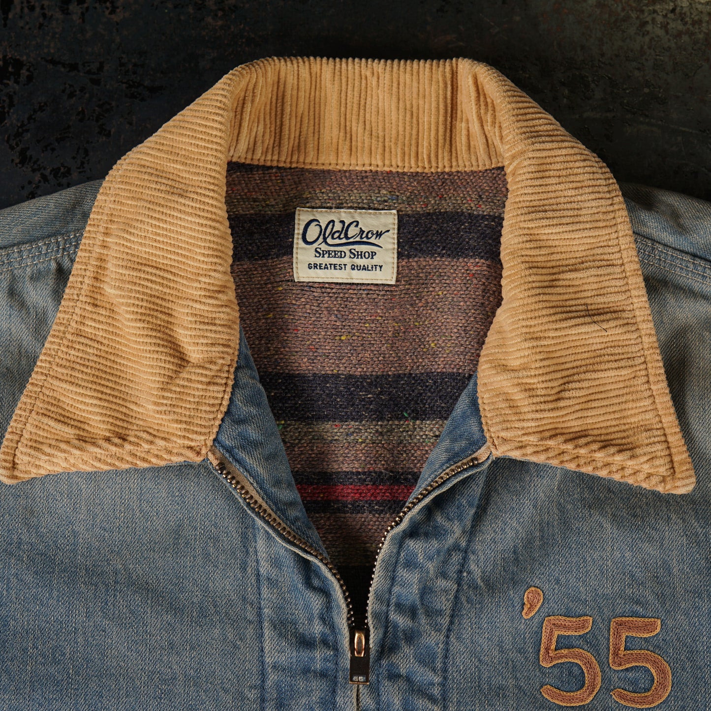 FOUR CYL. RACING. - DENIM WORK JACKET / OC-24-AW-04 VF