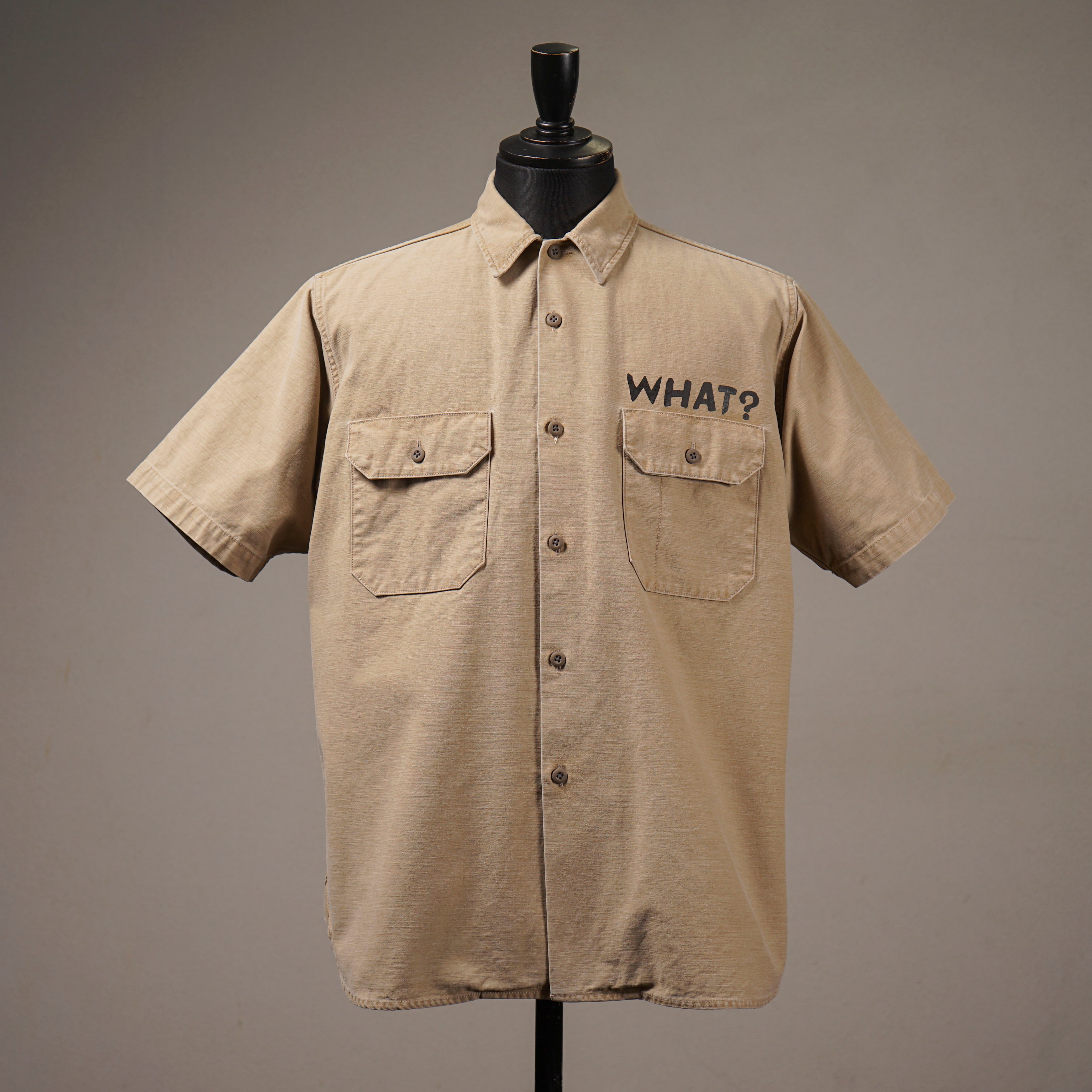 WHAT-ME WEIRDO? - S/S WORK SHIRTS / WRD6114 GLADHAND / グラッド